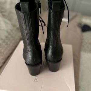 Chinese Laundry “Sabrina” Black Leather Boot